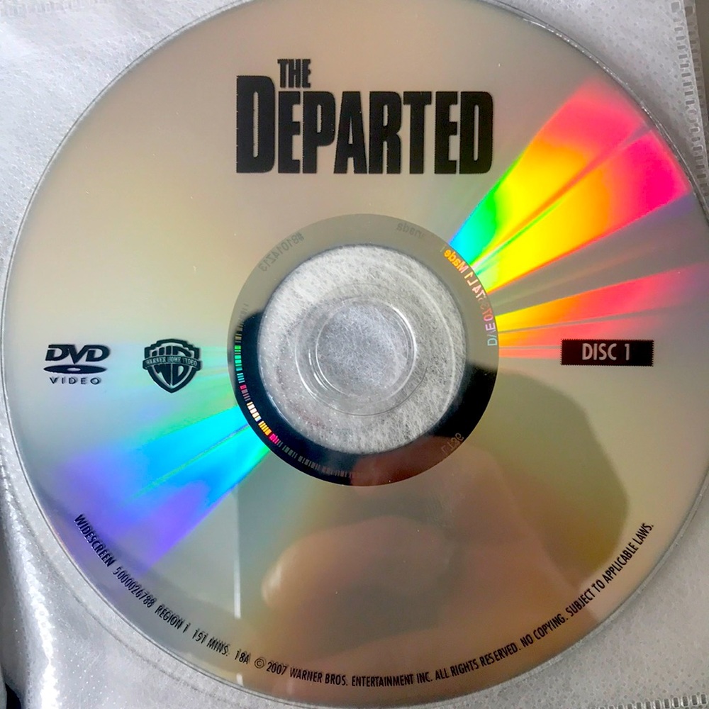 The Departed - Two DVD discs, one movie